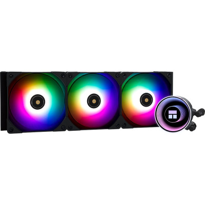 Система водяного охлаждения Thermalright Frozen Notte 360 ARGB V2 Black  (F-NOTTE-360-BL-ARGB-V2) / (LGA115X/1200/1700/1851/2011/2066/FM1/FM2/FM2+/AM2/AM2+/AM3/AM3+/AM4/AM5) / 360mm / 3x120mm ARGB / Black