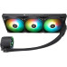 Система водяного охлаждения Thermalright Frozen Notte 360 ARGB V2 Black  (F-NOTTE-360-BL-ARGB-V2) / (LGA115X/1200/1700/1851/2011/2066/FM1/FM2/FM2+/AM2/AM2+/AM3/AM3+/AM4/AM5) / 360mm / 3x120mm ARGB / Black