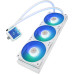 Система водяного охлаждения Thermalright Frozen Warframe PRO 360 White ARGB (F-WFRAME-PRO-360-WH-ARGB) / (LGA115X/1200/1700/2011/2066/FM1/FM2/FM2+/AM2/AM2+/AM3/AM3+/AM4/AM5) / LCD Display / 3x120mm / PWM / White