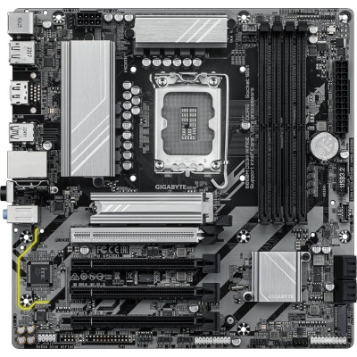 MB Gigabyte B860M DS3H WIFI6E Soc-1851 (B860) 4xPCI-Ex16 2xM.2 2.5GbE LAN WiFi 6E BT 5.3 3xARGB+RGB RAID 0/1/5/10 4xDDR5 9066MHz+ 2xDP+HDMI mATX RTL