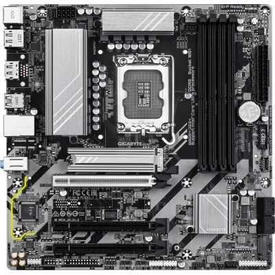 MB Gigabyte B860M DS3H Soc-1851 (B860) 3xPCI-Ex16 2xM.2 2.5GbE LAN 3xARGB+RGB RAID 0/1/5/10 4xDDR5 9066MHz+ 2xDP+HDMI mATX RTL