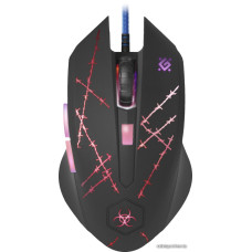 Мышь Defender Forced GM-020L (52020) (полноразмерная игровая мышь для ПК, проводная USB, сенсор оптический 3200 dpi, 6 к