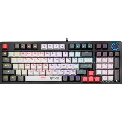 Клавиатура Defender Hawk GK-418 (игровая для ПК, механическая, Outemu Red, ход линейный, пластик, интерфейс подключения - USB-A, кириллица: да, цвет черный ) (45418)