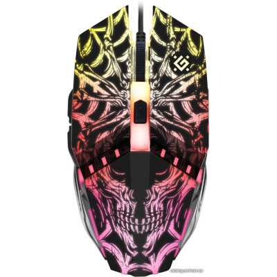 Мышь Defender Prototype GM-670L (полноразмерная мышь для ПК, проводная USB, сенсор оптический 2400 dpi, 6 кнопок, колесо с нажатием, цвет черный ) (52670)