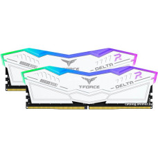 DDR5 16Gb KiTof2 PC-48000 6000MHz Team T-Force Delta RGB (FF4D516G6000HC38ADC01) CL38-38-38-78 White
