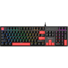Клавиатура A4Tech Bloody S520N (игровая для ПК, механическая, Bloody BLMS Red Plus, ход линейный/тихие, пластик, интерфе