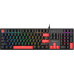 Клавиатура A4Tech Bloody S520N (игровая для ПК, механическая, Bloody BLMS Red Plus, ход линейный/тихие, пластик, интерфейс подключения - USB-A, подсветка, кириллица: да, цвет черный )
