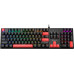 Клавиатура A4Tech Bloody S520N (игровая для ПК, механическая, Bloody BLMS Red Plus, ход линейный/тихие, пластик, интерфейс подключения - USB-A, подсветка, кириллица: да, цвет черный )