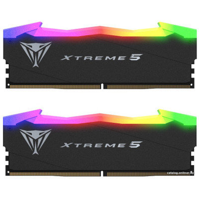 DDR5 32Gb KiTof2 PC-60800 7600MHz Patriot Viper Xtreme RGB (PVXR532G76C36K) CL36-48-48-84