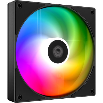 Вентилятор 140mm ID-Cooling AS-140-ARGB-K 140x140x25мм (4Pin PWM, 27.2дБ, 300-2000об/мин) Black