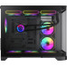 Корпус MicroATX Без БП GameMax HYPE-M BK (Куб, Tempered Glass, USB3.0*1+2xUSB2.0 , HD Audio+Mic, 3x120mm ARGB Fan (FN12A-S8I), 6ports PWM+ARGB HUB, VGA MAX 400mm, CPU MAX 157mm, пылевые фильтры) Black