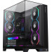 Корпус ATX Без БП GameMax Infinity Pro BK (Куб,Tempered Glass, USB3.0*1+1xType-C Gen2, HD Audio+Mic,2*PWM/ARGB FAN (FN12