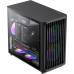 Корпус MicroATX Без БП GameMax F35 BW (Tempered Glass(Plastic+ Dust Mesh+Woodgrain Decoration), USB3.0*2+TYPE-C(GEN2), Combo Audio 3*120MM ARGB PWM Fan(FN12A-S5), V5.0 ARGB PWM HUB, VGA MAX 350mm, CPU MAX 169mm, пылевые фильтры) Black