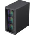 Корпус ATX Без БП GameMax F45 BK (BW) (Tempered Glass(Plastic+ Dust Mesh+Woodgrain Decoration), USB3.0*2+TYPE-C(GEN2), Combo Audio 4*120MM ARGB PWM Fan(FN12A-S5), V5.0 ARGB PWM HUB, VGA MAX 350mm, CPU MAX 169mm, пылевые фильтры) Black