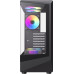 Корпус ATX Без БП GameMax Vista COC BK (AB) (Куб, Tempered Glass, USB3.0*1+1xUSB2.0 +1x Type-C (U2), FN12A-SQ2*4-ARGB, FN12A-MQ2*1-ARGB, VGA MAX 330mm, CPU MAX 155mm, пылевые фильтры) Black
