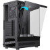 Корпус ATX Без БП GameMax Vista COC BK (AB) (Куб, Tempered Glass, USB3.0*1+1xUSB2.0 +1x Type-C (U2), FN12A-SQ2*4-ARGB, FN12A-MQ2*1-ARGB, VGA MAX 330mm, CPU MAX 155mm, пылевые фильтры) Black