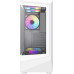 Корпус ATX Без БП GameMax Vista COC WH (AW) (Куб, Tempered Glass, USB3.0*1+1xUSB2.0 +1x Type-C (U2), FN12A-SQ2*4-ARGB, FN12A-MQ2*1-ARGB, VGA MAX 330mm, CPU MAX 155mm, пылевые фильтры) White