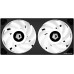 Вентилятор 120mm ID-Cooling ICEFAN 240 ARGB (НАБОР 2 в 1) 120x120x27мм (PWM, dual ball, RGB, 900-2000об/мин) BOX