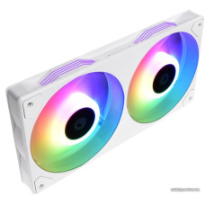 Вентилятор 120mm ID-Cooling ICEFAN 240 ARGB SNOW (НАБОР 2 в 1) 120x120x27мм (PWM, dual ball, RGB, 900-2000об/мин) BOX