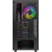 Корпус ATX Без БП Montech XR Wood (MNT-XR Wood-B) (Tempered Glass, natural wood material with, USB3.0*2, Type-C*1,  4x120mm ARGB, HD Audio+Mic, VGA MAX 420mm, CPU MAX 175mm, пылевые фильтры) Black