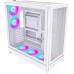Корпус ATX Без БП Montech HS01 Pro W (MNT-HS01 Pro W) (Tempered Glass, 1xUSB 2.0, 1xUSB-A 3.2 5Гбит/с, 4x120mm ARGB FAN, ARGB PWM Fan Controller, HD Audio+Mic, VGA MAX 400mm, CPU MAX 168mm, пылевые фильтры) WHITE