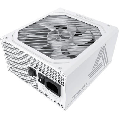 БП Montech 750W TITAN PLA 750 White (ATX 3.1, APFC, 80 PLUS Platinum, Japan caps, 135mm fan, full modular) RET