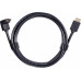 Кабель HDMI---HDMI ,Telecom (TCG256-2M) ver 2.1 8K@60Hz угол 90град  2м, медь