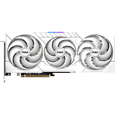 Видеокарта AMD Radeon Sapphire RX 9070 PURE (11349-02-20G) 16GB GDDR6 2xHDMI+2xDP White RTL