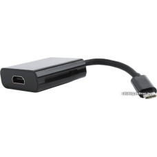 Адаптер Cablexpert A-CM-HDMIF-01 (HDMI/USB 3.2 Gen2 Type-C, черный, длина 0.15 м )