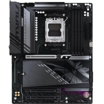 MB Gigabyte B850 AORUS ELITE WIFI7 (B850 A ELITE WF7) Soc-AM5 (B850) 3xPCI-Ex16 3xM.2  2.5GbE LAN WiFi 7 BT 5.3 3xARGB+RGB RAID 0/1/10 4xDDR5 8200MHz+ DP+HDMI(front) ATX RTL