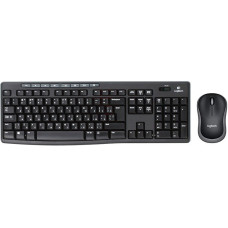 Комплект БЕСПРОВОДНОЙ Клавиатура + мышь Logitech MK270 Black (920-004518) (мышь беспроводная радио (сенсор оптический), 