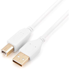 Кабель  USB-A 2.0 - USB-B 2.0 GoPower (00-00028931) 1.8m ПВХ белый Premium Zip-Lock c подвесом (1/200)