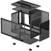 Корпус mini-ITX Без БП Deepcool CH160 (R-CH160-BKNGI0-G-1) (Tempered Glass, MESH сетка, 2xUSB 3.0, 1xType-C, HD Audio+Mic, VGA MAX 305mm, CPU MAX 172mm, пылевые фильтры) Black