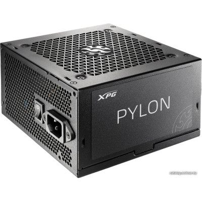 БП ADATA XPG 550W PYLON (PYLON550B-BKCEU) (ATX 2.52, 550W, PWM 120mm FDB fan, Active PFC, DC to DC, 80+ BRONZE,Japanese main capacitor) RET