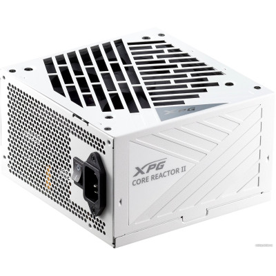 БП ADATA XPG 850W CORE REACTOR II (COREREACTORII850G-WHCEU) (ATX 3.1 850W, Full Modular, PWM 120mm FDB fan, Active PFC, DC to DC,Half-Bridge + LLC converter, 80+ GOLD, all Japanese capasitors, белый ) RET