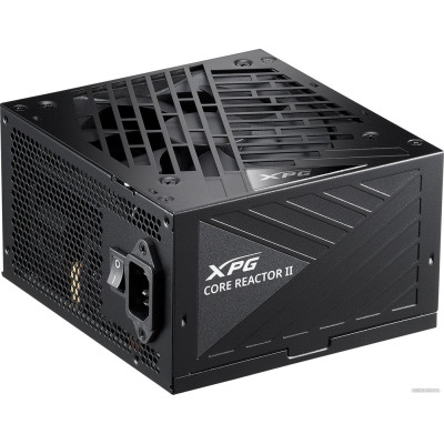 БП ADATA XPG 1000W CORE REACTOR II (COREREACTORII1000G-BKCEU) (ATX 3.1 1000W, Full Modular, PWM 135mm FDB fan, Active PFC, DC to DC,Half-Bridge + LLC converter, 80+ GOLD, all Japanese capasitors) RET