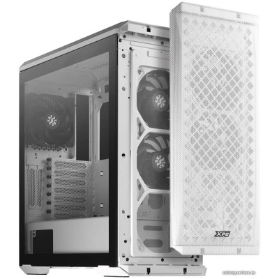 Корпус ATX Без БП ADATA XPG DEFENDER White (DEFENDER-WHCWW) (Tempered Glass, USB 3.2 Gen 1 Type-A х 2, 3x140mm FAN, HD Audio+Mic, VGA MAX 380mm, CPU MAX 170mm, пылевые фильтры) White