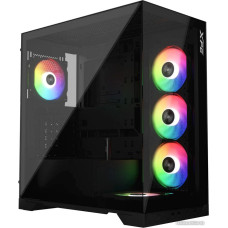 Корпус ATX Без БП ADATA XPG INVADER X Black (INVADERXMT-BKCWW) (Куб,Tempered Glass, USB 3.2 Gen 2 Type-A, USB 3.2 Gen 2 