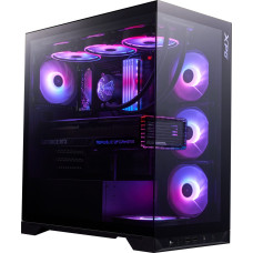 Корпус ATX Без БП ADATA XPG INVADER X BTF Black (INVADERXBTFMT-BKCWW) (Куб,Tempered Glass, USB 3.2 Gen 2 Type-A, USB 3.2