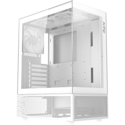 Корпус ATX Без БП ADATA XPG INVADER X MINI White (INVADERXMINIMT-WHCWW) (Куб,Tempered Glass, USB 3.2 Gen 2 Type-A, USB 3.2 Gen 2 Type-C, 5x120mm ARGB FAN, HD Audio+Mic, VGA MAX 330mm, CPU MAX 166mm, пылевые фильтры) White