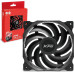 Вентилятор 120mm ADATA XPG VENTO 120 (VENTO120-BKCWW) (3-pin, 120x120x25mm, 1200об/мин, 23 дБ) Black