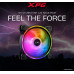 Вентилятор 120mm ADATA XPG HURRICANE 120 PWM ARGB (HURRICANE120ARGBPWM-BKCWW) (4-pin, PWM, 120x120x25mm, 600-2000об/мин) Black
