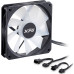 Вентилятор 120mm ADATA XPG VENTO R 120 ARGB PWM (VENTOR120ARGBPWM-BKCWW) (4-pin, PWM, 120x120x25mm, 300-1600об/мин) Black
