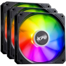 Вентилятор 120mm ADATA XPG VENTO R 120 ARGB PWM (НАБОР 3 в 1)(VENTOR120ARGBPWM3C-BKCWW) (4-pin, PWM, 120x120x25mm, 300-1600об/мин) Black
