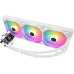 Система водяного охлаждения Thermalright Frozen Warframe 420 White ARGB (F-WFRAME-420-WH-ARGB) / (LGA115X/1200/1700/2011/2066/AM4/AM5) / LCD Display / 420mm / 3x140mm / White
