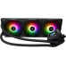 Система водяного охлаждения Thermalright Frozen Warframe SE 360 Black (F-WFRAME-SE-360-BL-ARGB) / (LGA115X/1200/1700/2011/2066/AM4/AM5) / LCD Display / 360mm / 3x120mm / Black