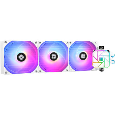 Система водяного охлаждения Thermalright Aqua Elite 240 ARGB V3 White (A-ELITE-WH-240-ARGB-V3) / (LGA115x/1200/1700/1851/2011/2011-3/2066/AM4/AM5) / 240mm / 2x120mm / White