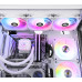 Система водяного охлаждения Thermalright Aqua Elite 240 ARGB V3 White (A-ELITE-WH-240-ARGB-V3) / (LGA115x/1200/1700/1851/2011/2011-3/2066/AM4/AM5) / 240mm / 2x120mm / White