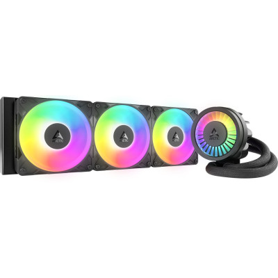 Система водяного охлаждения Arctic Cooling Liquid Freezer III Pro 360 A-RGB (ACFRE00184A) (4пин,1700/1851 // AM4/AM5 Square ILM, AM4, P12 Pro A-RGB, 200–1800 RPM) Black