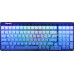 Клавиатура Redragon Garen Pro  (71745) (игровая для ПК, механическая, Redragon Purple, ход тактильный, пластик, интерфейс подключения - USB-A/радио/Bluetooth, кириллица: да, цвет прозрачный/синий )